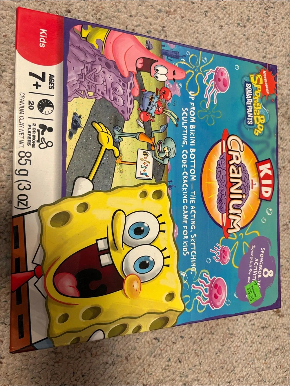 SpongeBob SquarePants Kids Cranium Game - Yellow, Blue, Purple